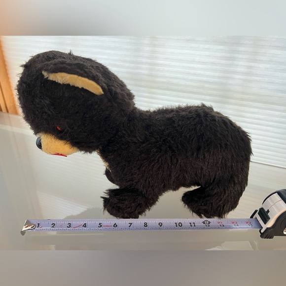 🧸Rare Knickerbocker Brown Teddy Bear on All Four Legs Red Tongue Vintage Plush - Picture 9 of 17